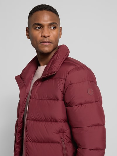 SAVE THE DUCK Kurtka pikowana z odpinanym kapturem model ‘BORIS’ Bordowy 3
