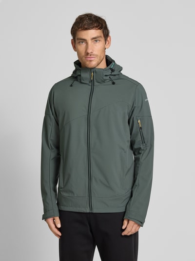 Icepeak Jack met capuchon, model 'BARMSTEDT' Flessengroen - 4