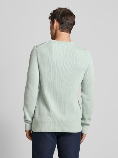 JAKE*S STUDIO MEN Strickpullover mit Rundhalsausschnitt Mint 5