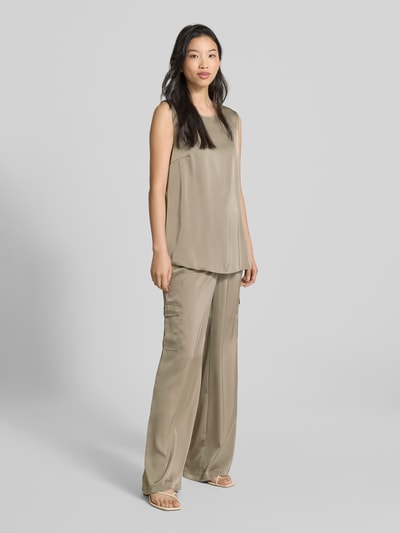 Betty Barclay Wide Leg Cargohose mit Gürtelschlaufen Oliv 1