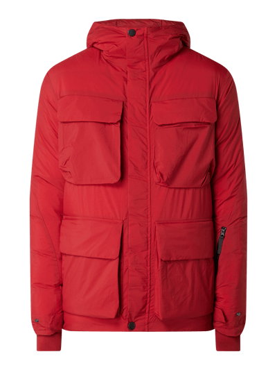 Wolfskin Tech Lab Fieldjacket mit Entendaunen-Federn-Füllung - wasserdicht Rot 2