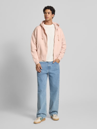 BLKVIS Sweatjacke mit Känguru-Tasche Altrosa 1