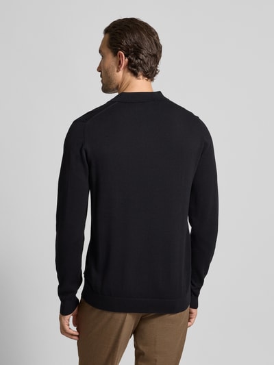 Casual Friday Strickpullover aus reiner Baumwolle Modell 'VALD' Dunkelblau 5