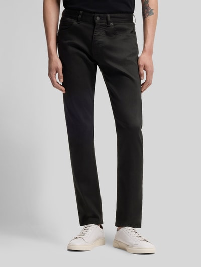 BOSS Slim Fit Hose aus Viskose-Mix im 5-Pocket-Design Modell 'P-DELAWARE5' BLACK 4