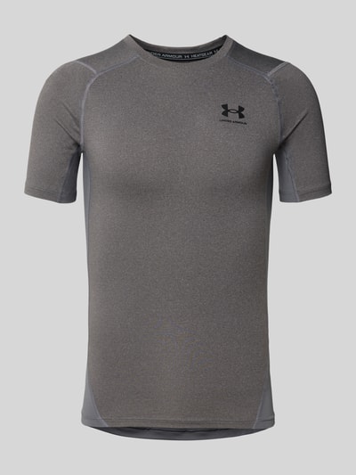 Under Armour T-shirt z nadrukiem z logo Antracytowy 2
