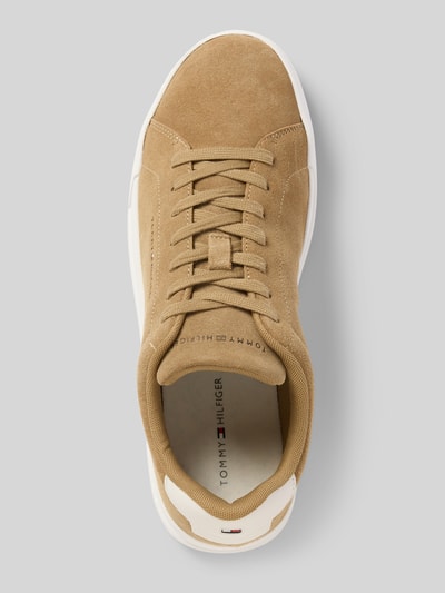 Tommy Hilfiger Lage sneakers van suède, model 'COURT CORE' Beige - 3