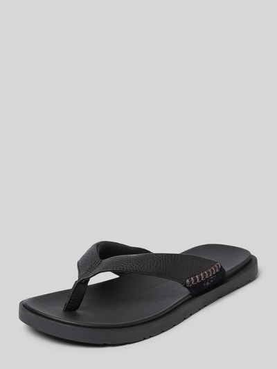 UGG Zehentrenner mit Label-Detail Modell 'SEASIDE II' Black 1