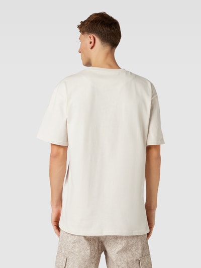 KARL KANI T-Shirt mit Label-Stitching Offwhite 5