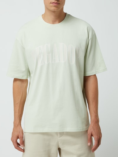 Pegador Oversized T-Shirt mit Logo-Print Modell 'Cali' Mint 4