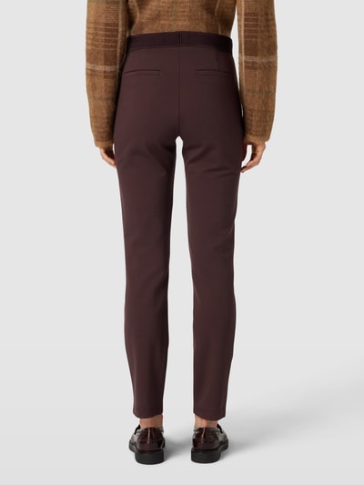 Christian Berg Woman Skinny fit stoffen broek met stretch Chocoladebruin - 5