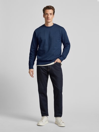 Marc O'Polo Regular Fit Sweatshirt aus reiner Bio-Baumwolle Rauchblau 1