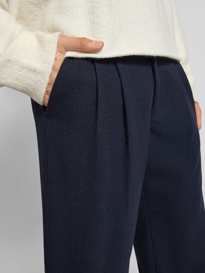 PROHIBITED Broek met plooien en achterzakken Marineblauw - 3