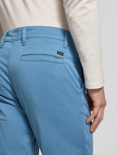 BOSS Orange Chino mit französischen Eingrifftaschen Hellblau 3