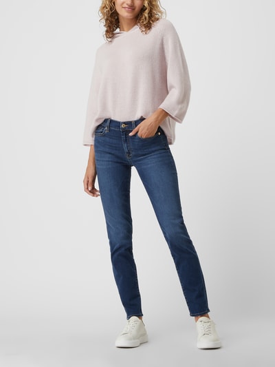 7 For All Mankind Slim Fit Jeans mit Lyocell-Anteil Modell 'Roxanne'  Blau 1