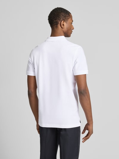 MCNEAL Regular Fit Poloshirt mit Knopfleiste und Label-Stitching Weiss 5
