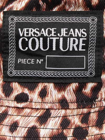 Versace Jeans Couture Fischerhut mit Leopardenmuster  Beige 2