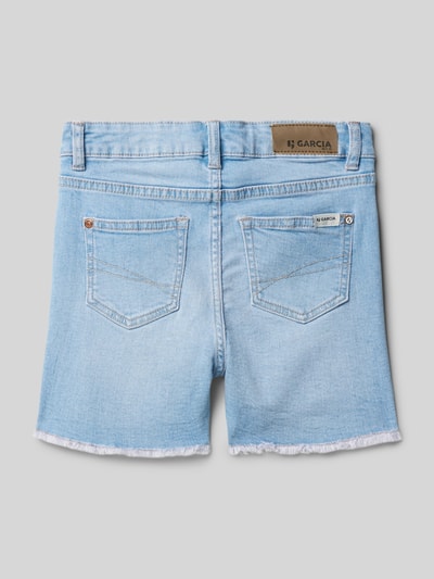 Garcia Regular Fit Jeansshorts im 5-Pocket-Design Modell 'Rianna' Hellblau 3