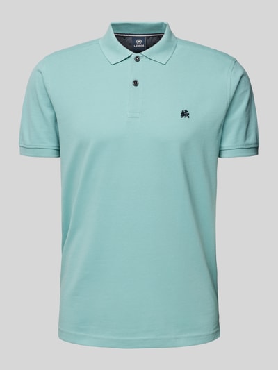 Lerros Regular Fit Poloshirt mit Logo-Stitching Blau 2