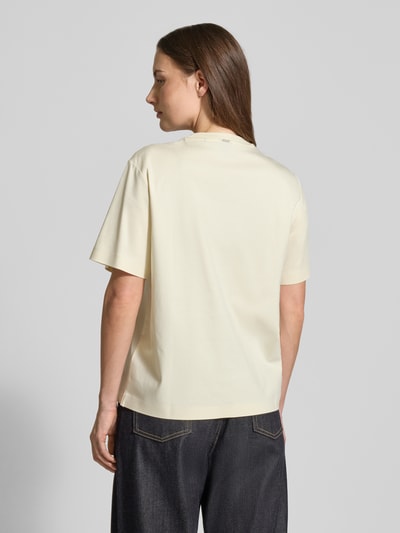 BOSS T-shirt o kroju relaxed fit z czystej Bawełna Model 'EHARPA' Złamany biały 5