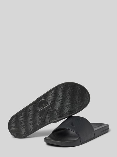 CK Calvin Klein Slides mit Label-Print BLACK 4