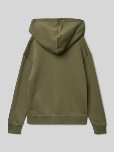 Jack & Jones Hoodie mit Label-Print Modell 'ERBRO' Oliv 3