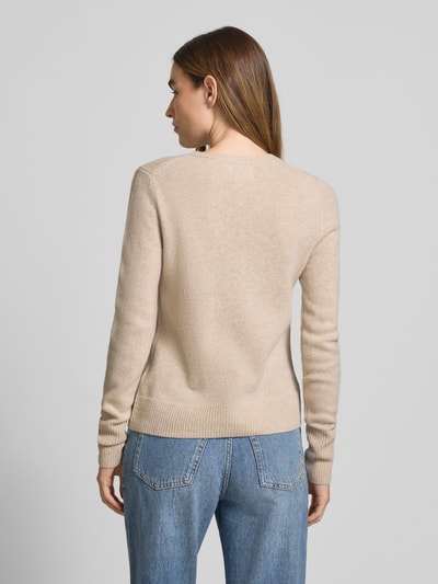 Christian Berg Woman Cardigan mit Rundhalsausschnitt und Knopfverschluss Beige Melange 5