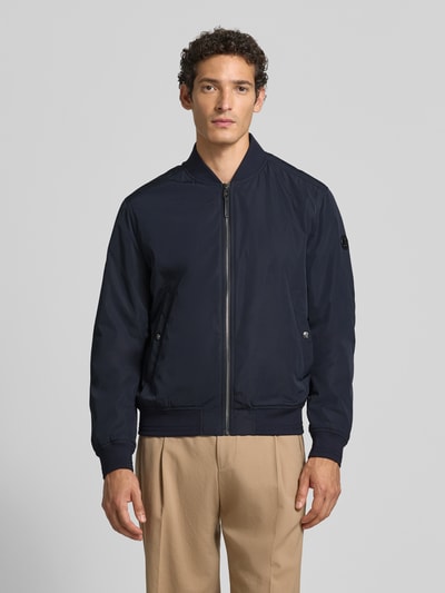 JOOP! COLLECTION Kurtka ze stójką i zamkiem błyskawicznym model 'Arik' Granatowy 4