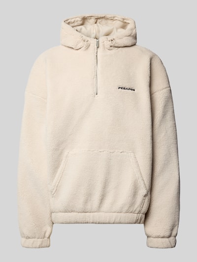 Pegador Fleece pullover met ritssluiting, model 'Olten' Beige - 1