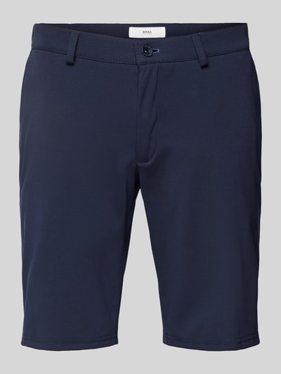 Brax Regular Fit Chino-Shorts mit Gesäßtaschen Modell 'SILVIO' Marine 2