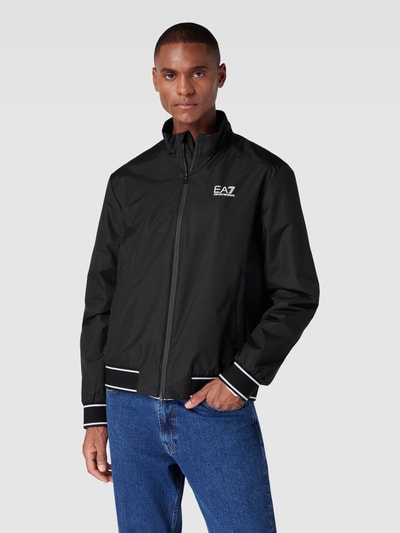 EA7 Emporio Armani Blouson mit Stehkragen und Zweiwege-Reißverschluss Black 4