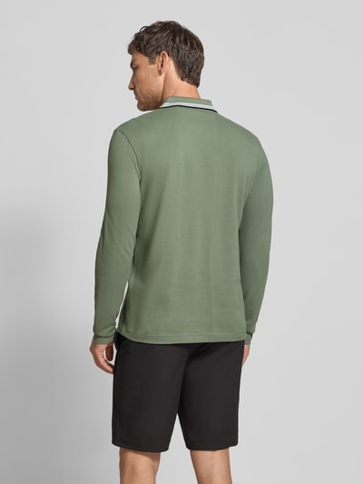 BOSS Green Regular fit poloshirt van puur katoen Lindegroen - 5