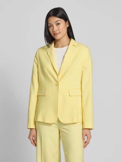 More & More Blazer mit Knopfverschluss Hellgelb 4