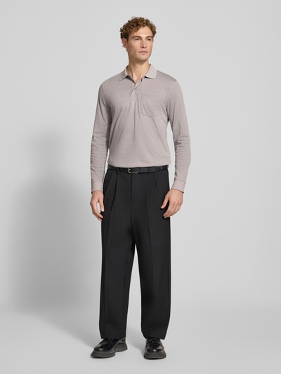 Christian Berg Men Regular Fit Poloshirt mit Baumwoll-Anteil Mittelgrau 1