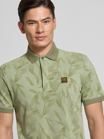 PME Legend Poloshirt met labeldetail Mintgroen - 3