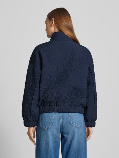 YAS Jack met opstaande kraag, model 'FIPURA' Marineblauw - 5