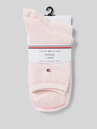 Tommy Hilfiger Socken mit elastischem Bündchen im 2er-Pack Rosa 3