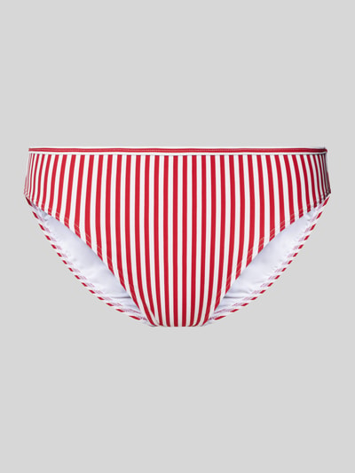 Esprit Bikini-Hose mit Allover-Streifenmuster Modell 'SILVANCE' Rot 1