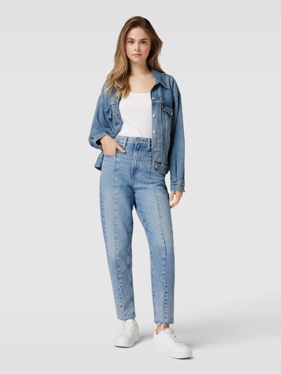 Levi's® Mom Fit Jeans mit Teilungsnähten Hellblau 1