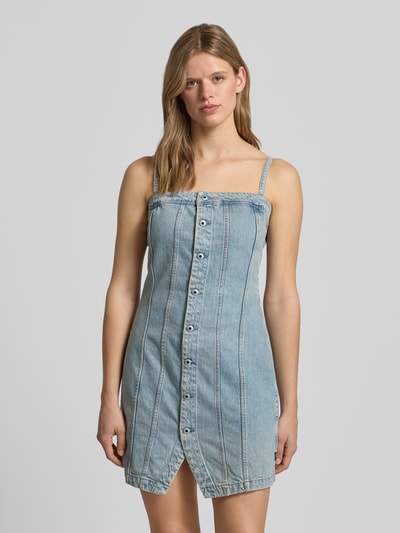 G-Star RAW Slim Fit Minikleid in Denim-Optik Jeansblau Melange 4