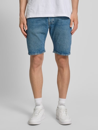 Levi's® Korte regular fit jeans in 5-pocketmodel, model '501' Jeansblauw - 4