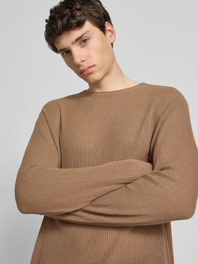 REVIEW Strickpullover mit Rundhalsausschnitt Mud 3