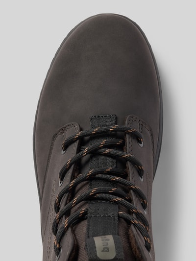 bugatti Schnürboots mit Reißverschluss Modell 'Pallario' Dunkelbraun 3