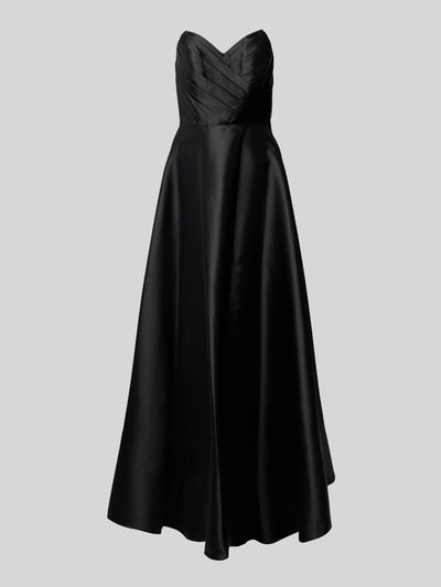 Unique Abendkleid mit tiefem Herz-Ausschnitt Black 1