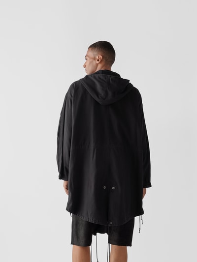 Greg Lauren Mantel mit Pattentaschen Schwarz 5