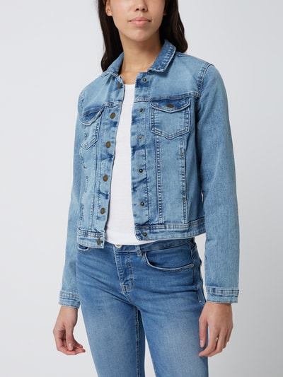 Only Jeansjacke mit Stretch-Anteil Modell 'Westa' Hellblau 4