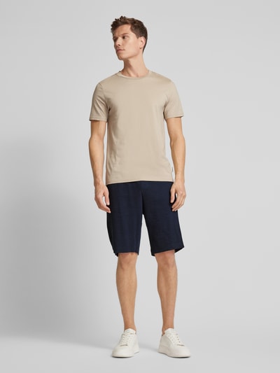 Tom Tailor Regular Fit Shorts aus Baumwoll-Mix Marine 1