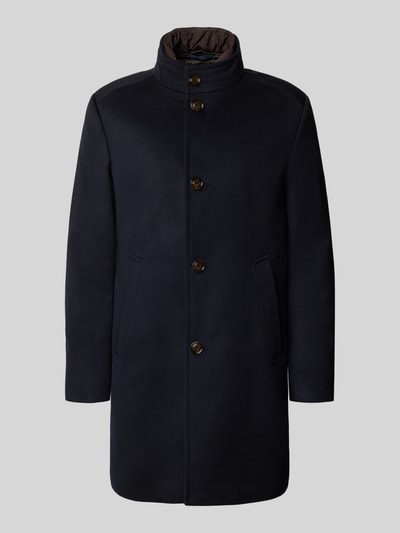 JOOP! COLLECTION Mantel mit Stehkragen Modell 'MAICO' Marine 1