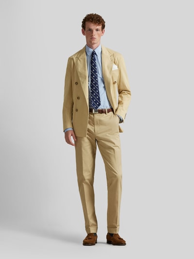 Polo Ralph Lauren Koszula casualowa o kroju slim fit z mieszanki bawełny Niebieski 1