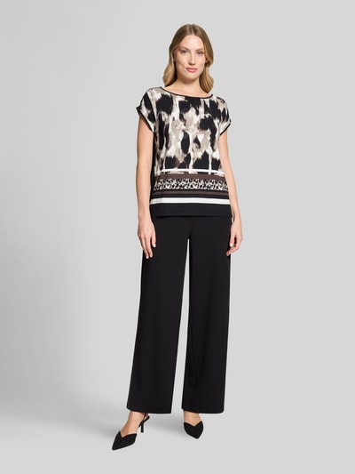 Betty Barclay Regular fit t-shirt met gefixeerde omslag Zand - 1