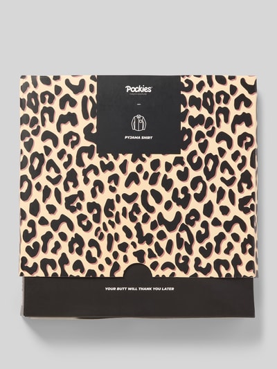 POCKIES Pyjama-Oberteil mit Knopfleiste Camel 2